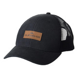 Quiksilver Down The Hatch Trucker Hat Para Hombre, Negro, Ta