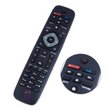 Controle Remoto Compatível Tv Philips Smart Netflix Youtube