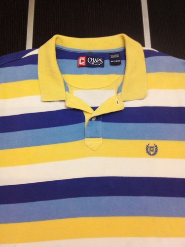 Preciosa Playera Chaps Ralph Lauren Talla L - Xl Colores 