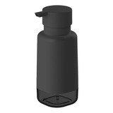 Dispenser Porta Sabonete Líquido Detergente Alcool Gel 500ml Cor Preto