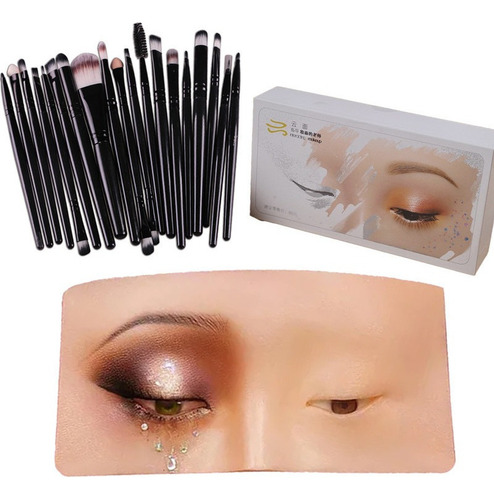 Tabla De Ejercicios De Maquillaje De Ojos De Silicona