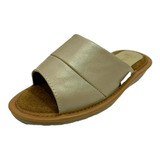 Pantufla Piel Borrego Stahl 3965 Platino Dama