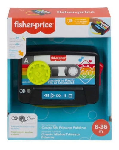 Fisher Price Casete Mis Primeras Palabras Ríe Y Aprende 