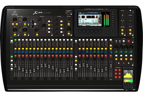 Mesa Som Digital Behringer X32 Usb 32 Canais C/ Efeitos