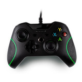 Controle Joystick Para Xbox One Com Fio Hurricane Black Dazz