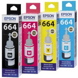 4 Pack Botella Tinta Epson 664 Para L310 L380 L395 L396 L575