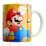 35 Tazas Personalizadas Sublimadas Plasticas Mario Bros