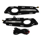 Kit Rejilla Auxiliar Drl Giro Led Honda Hrv 15/18.