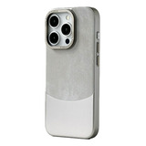 Funda Premium Diseño Tela Metal Para iPhone 13 Pro Max