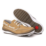 Sapato Mocassim  Dock Sider Masculino Em Couro 5 Cores Top