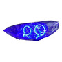 Faro Led Der O Izq Peugeot 206 Redondo Azul Peugeot 206