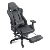 Silla Gamer Apolo Level Up C/apoya Pies Y Reclinable Comoda