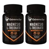 Pack 2 L-treonato De Magnesio 500mg 90 Cápsulas 100%natural