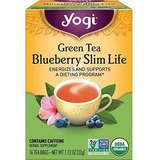 Caja De Tè Yogi Tea - Green Tea Blueberry Slim Life (paquet