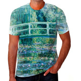 Camisa Camiseta Claude Monet Pintor E Artes Top 05