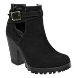 Botin Mujer Been Class 62102-1 Color Negro