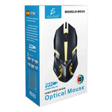 Mouse Gamer Optico Usb Mo20 Rgb Gaming 3200 Dpi + Garantia 