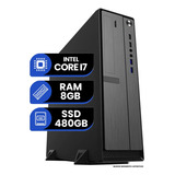 Computador Slim Spark Core I7 3770, 8gb Ram, Ssd 480gb