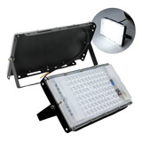 Pack 10 Super Reflector Led 100w Lupa Exterior Luz Blanca 