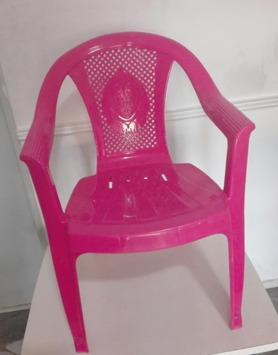 Silla Sillón Infantil Plástica Apilables Apoyabrazos X Unid