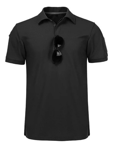 Polo Informal For Hombre, Camisa Táctica Militar De Manga