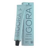 Kit Tintura Schwarzkopf Professional  Igora Royal Highlifts & Pastels Tom 12-1 Para Cabelo