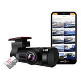 Câmera Veicular Carro Black Box Vision Wifi + Cartão De 64gb