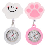 Reloj De Bolsillo Decorativo Para Niñas, 2 Unidades