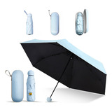 Paraguas Sombrillas De Bolsillo Capsula Anti-uv Con Estuche