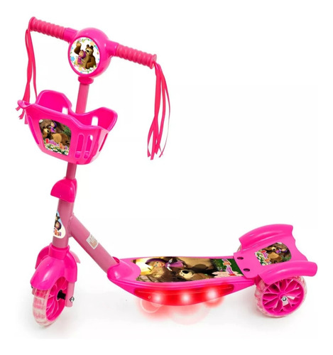 Patinete Infantil Masha E O Urso 