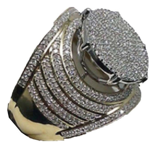 Anillo X Luxury Con Microengaste De Diamantes Completos, Ani