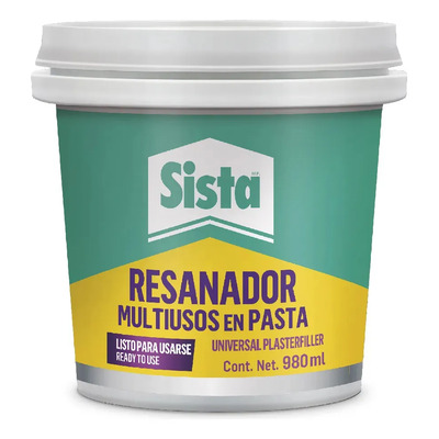 Sista Resanador Multiusos, Pasta Suave Para Resanar 980 Ml | Envío gratis