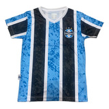 Camisa Camiseta Infantil Do Grêmio Torcedor Futebol