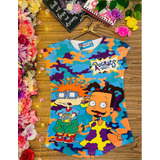 Playera Blusa Regalo Rugrats Carlitos Susie Camuflaje Usa