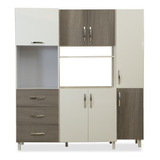 Despensero Mueble Cocina Organizador Guardado Con Melamina