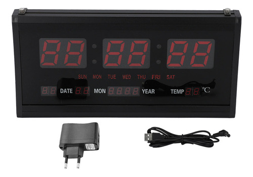 Nuevo 2024 Reloj De Pared Led, Moderno, Digital, Eléctrico,