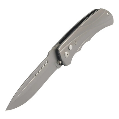 Cuchillo Táctico Campozz 7080 Acero Inoxidable Filo Liso 9.5cm | Meses sin interés