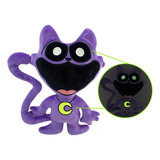 Peluche Para Gatos De La Serie Smiling Critter, Color Morado