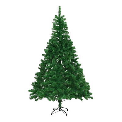Árvore De Natal Mabruk Robusta E Cônica Verde De 210 Cm Com 1166 Galhos E Base De Metal