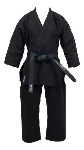 Kimono Karatê Start Infantil Preto Kyoshi