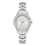 Reloj Bulova Ladies Crystal Phantom De 3 Manecillas, Cuarzo,