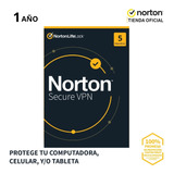 Norton Secure Vpn Para 5 Dispositivos 1 Año