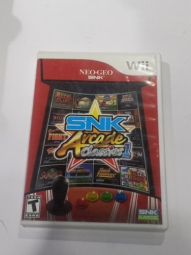 Snk Árcade Calssics Vol. 1 Nintendo Wii ( Caja Y Manual ) 