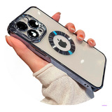 Funda Para iPhone 13pro Max De Lujo Cubierta Plateada Mv4q