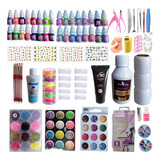 Kit De Arte De Uñas Decoración Con Sticker 