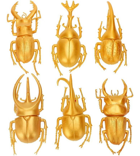 Figuras De Escarabajos Insectos Jumbo Golden