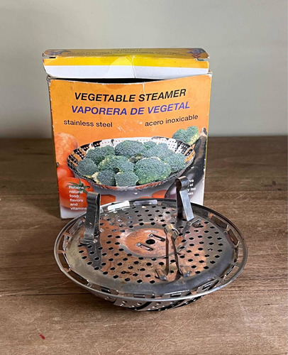 Vaporera Vaporiera De Vegetales Stainless Steel Diámetro 22