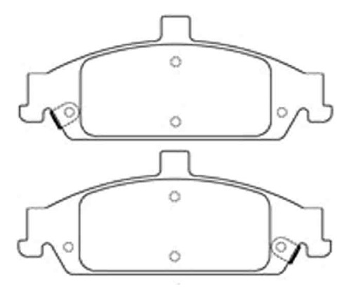 Pastillas Freno Para Chevrolet Malibu 97/98 Delantera Premix Foto 2