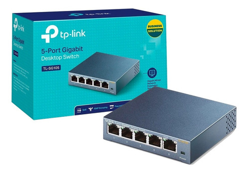 Switch Mesa 5 Portas Giga 10/100/1000mbps Tl-sg105 Tp-link