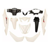 Kit Plasticos Honda New Wave 110 S C/calco Blanco 11p Xtreme